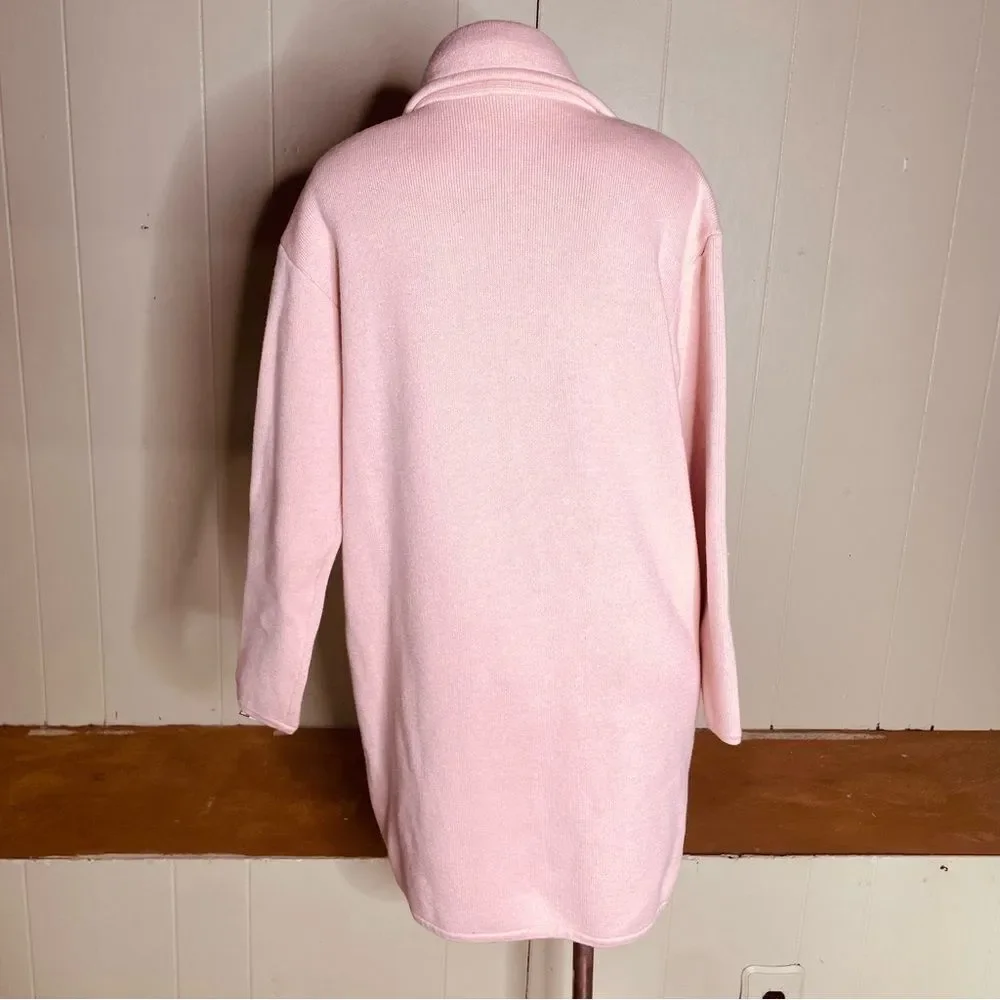 J.CREW Collection Wool Blend Oversized Double Breasted Sweater Coat Small J6333 - Picture 4 of 9